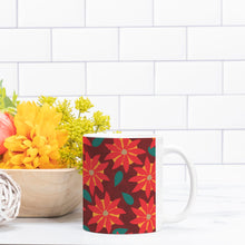Load image into Gallery viewer, Holiday Flowers Mug 11oz.