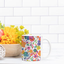 Load image into Gallery viewer, Scattered Floral Mug 11oz.