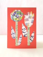 Load image into Gallery viewer, Collage Flower Notecard 6-Pack