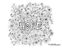 Load image into Gallery viewer, Hope Glass Can 16oz with optional straw & lid