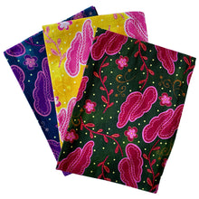 Load image into Gallery viewer, Sari Floral Tea Towel - Green Colorway