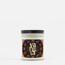 Load image into Gallery viewer, Vanilla Mandala Candle (Hand Poured 9 oz.)