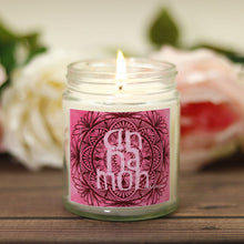 Load image into Gallery viewer, Cinnamon Mandala Candle (Hand Poured 9 oz.)