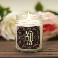 Load image into Gallery viewer, Vanilla Mandala Candle (Hand Poured 9 oz.)