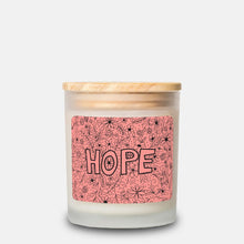 Load image into Gallery viewer, Hope Candle Frosted Glass (Coral)
